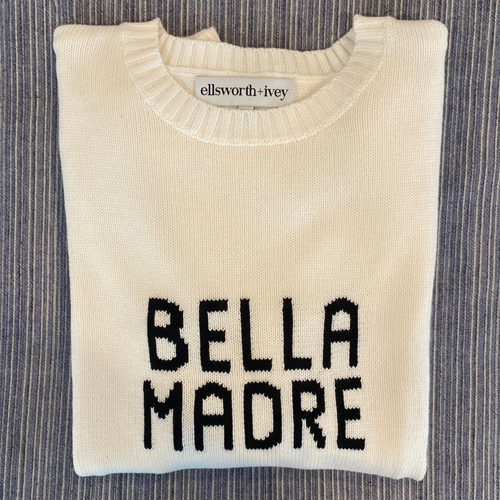 New never worn combed cotton sweater